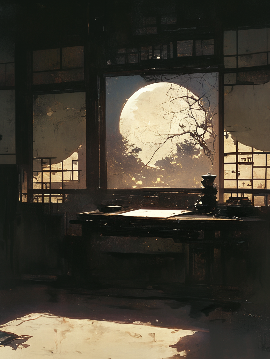 幽玄衆黒鴉 - 蜘蛛の巣の象徴、青幻想